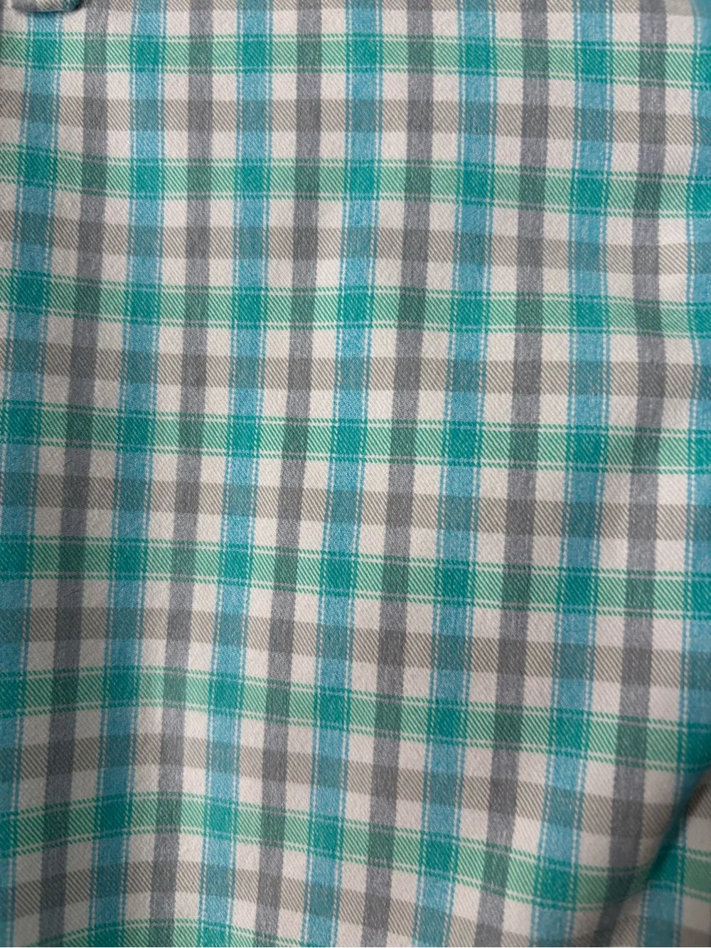 Tommy Bahama Top Deck Check Shorts Performance Stretch Blue Plaid Men's 42